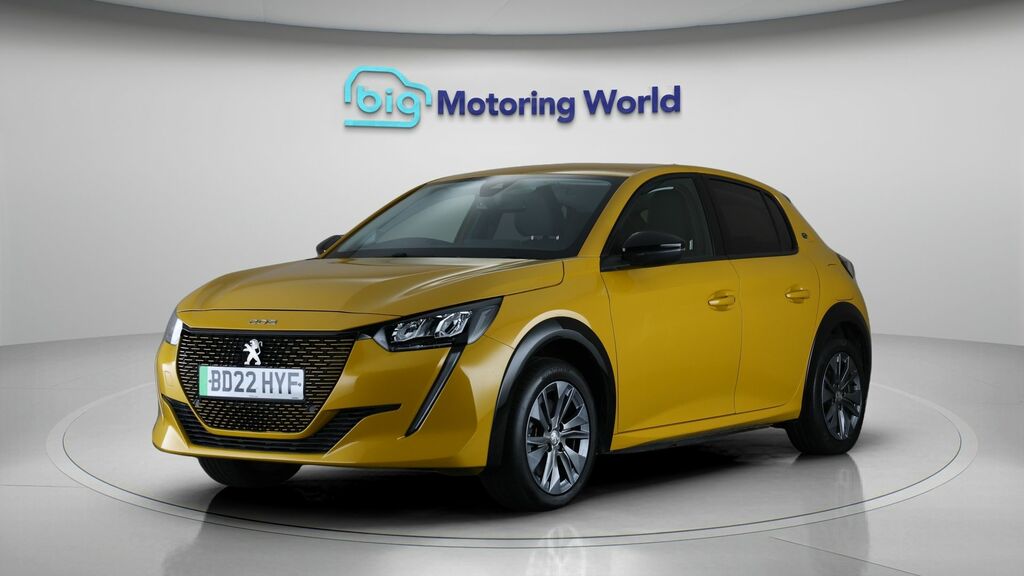 Peugeot e-208 Allure Premium BD22HYF Yellow #3