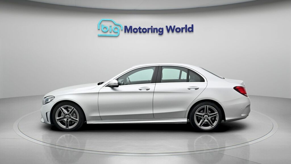 Mercedes-Benz C Class Amg Line Silver #4