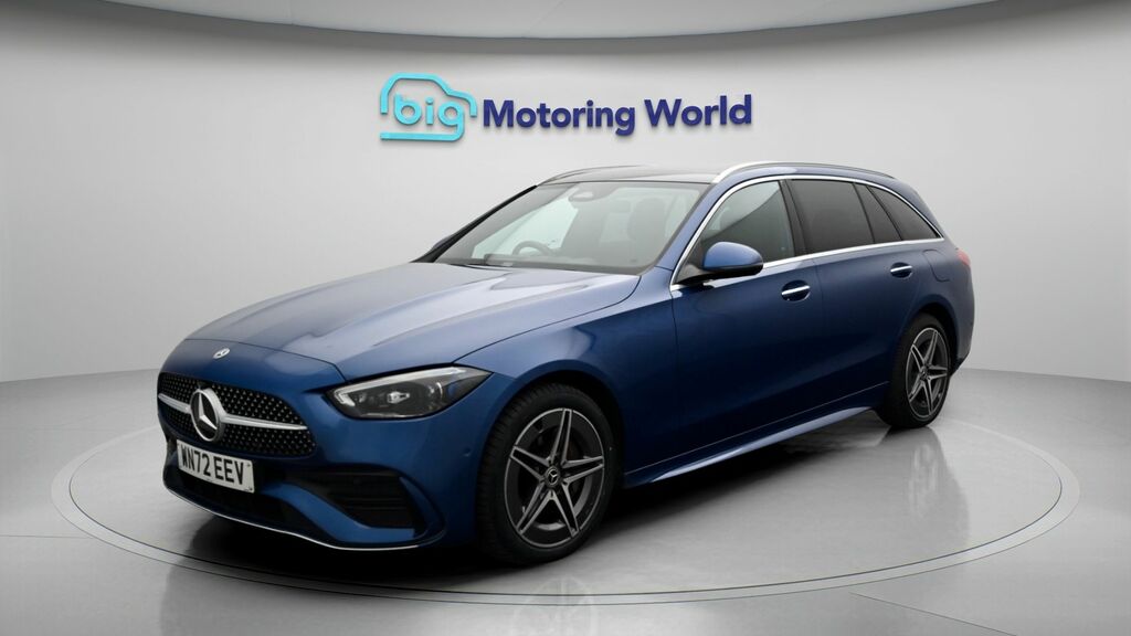 Mercedes-Benz C Class Amg Line WN72EEV Blue #3