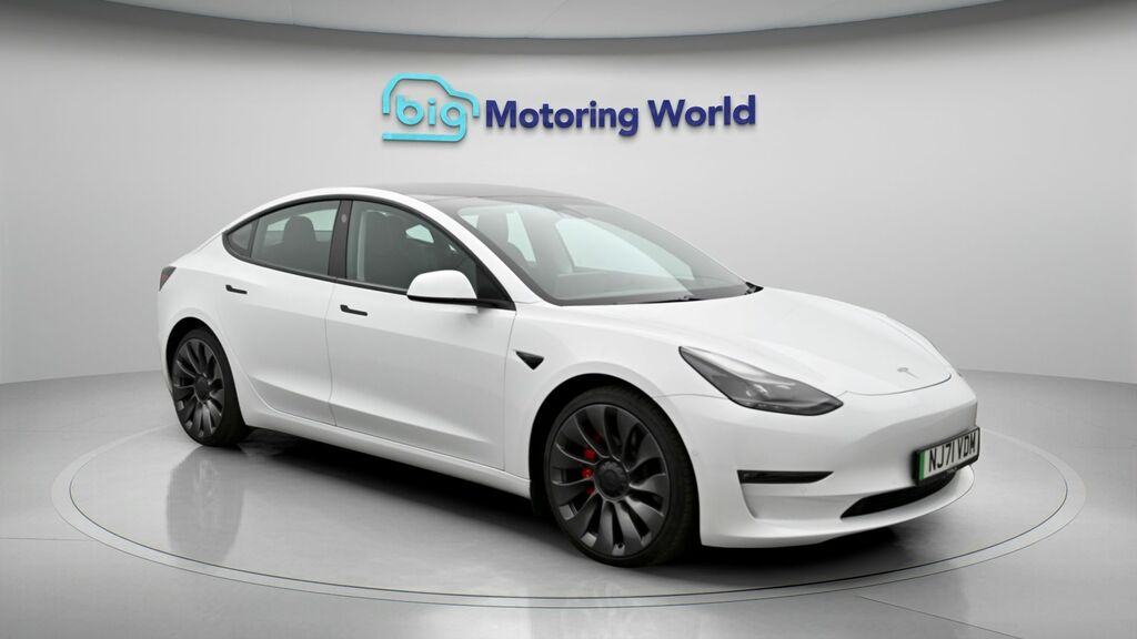 Tesla Model 3 Performance White