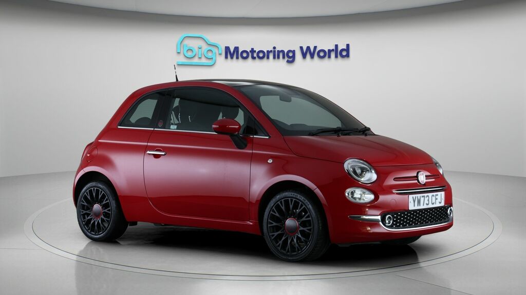 Fiat 500 Red Red