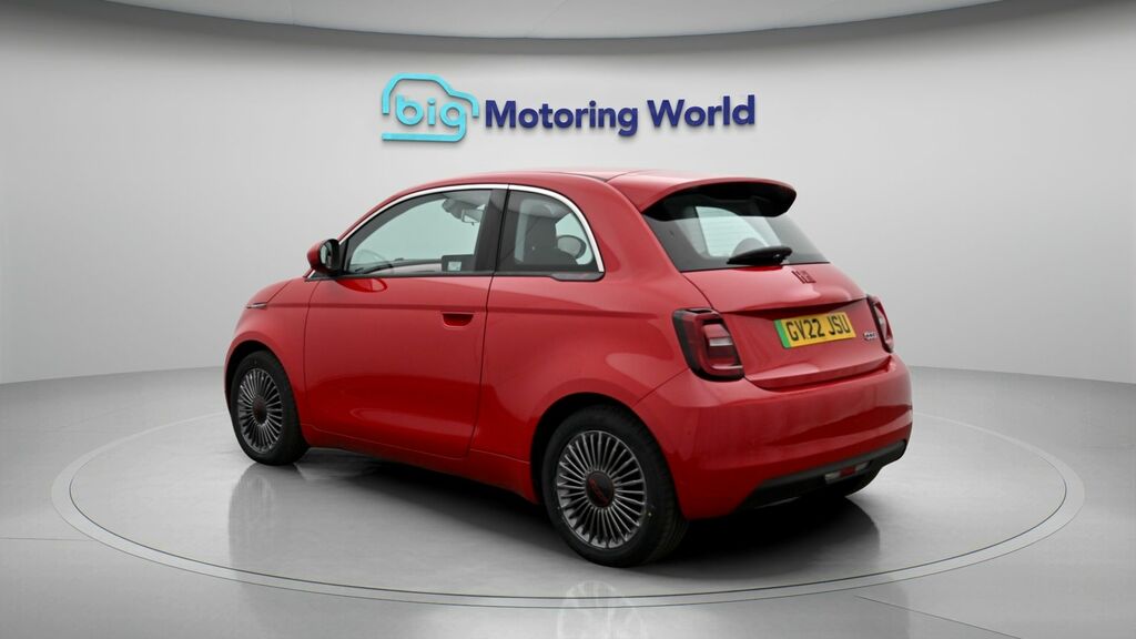 Fiat 500E Red Red #5