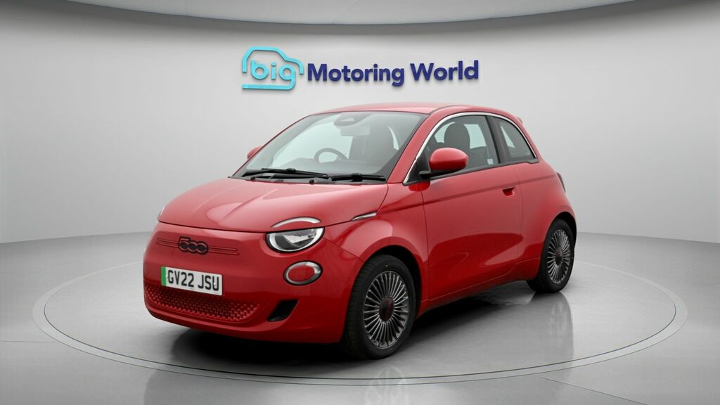 Fiat 500E Red Red #3