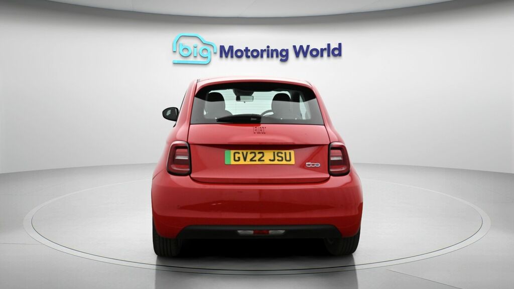 Fiat 500E Red Red #6