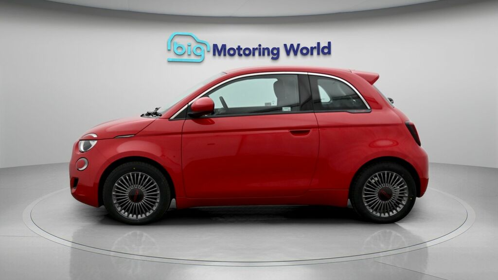 Fiat 500E Red Red #4