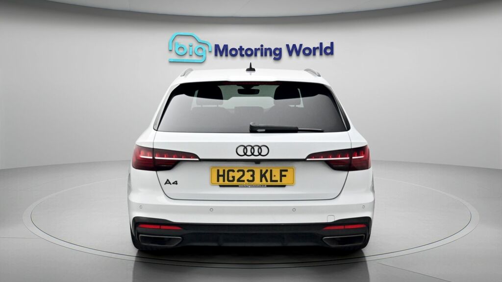 Audi A4 Avant Black Edition HG23KLF White #6