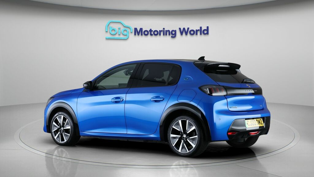 Peugeot e-208 Gt Blue #5