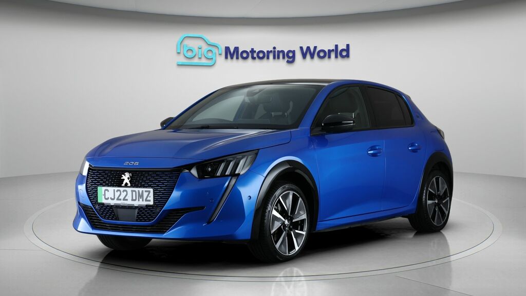 Peugeot e-208 Gt Blue #3
