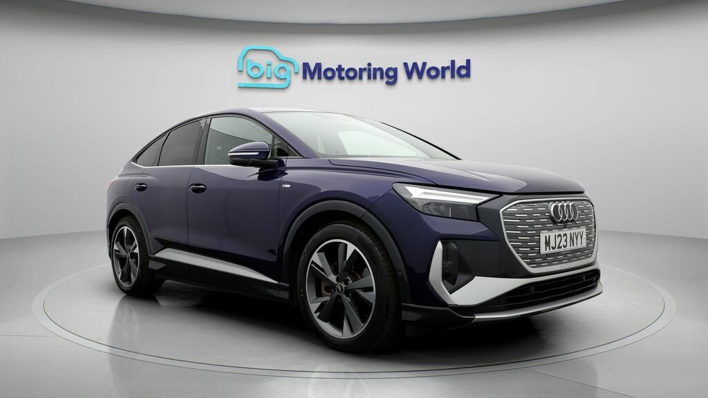 Audi Q4 E Tron S Line Blue