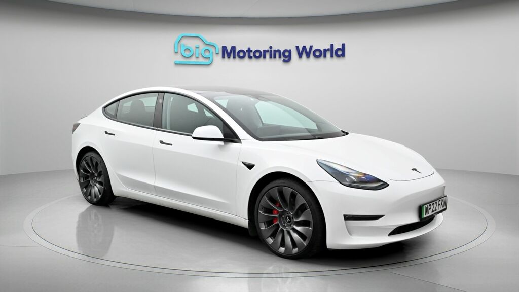 Tesla Model 3 Performance White