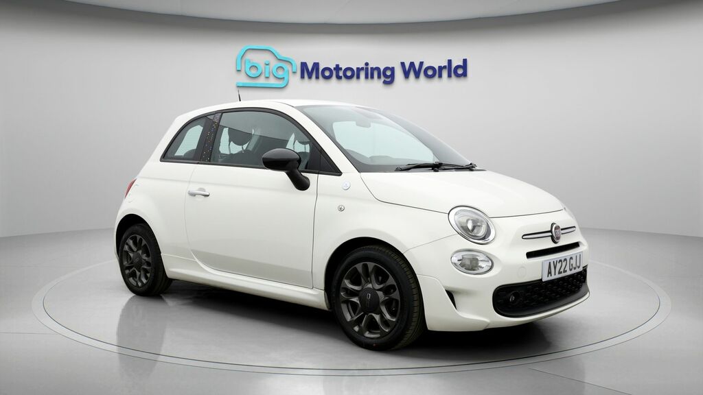 Fiat 500 Hey Google White