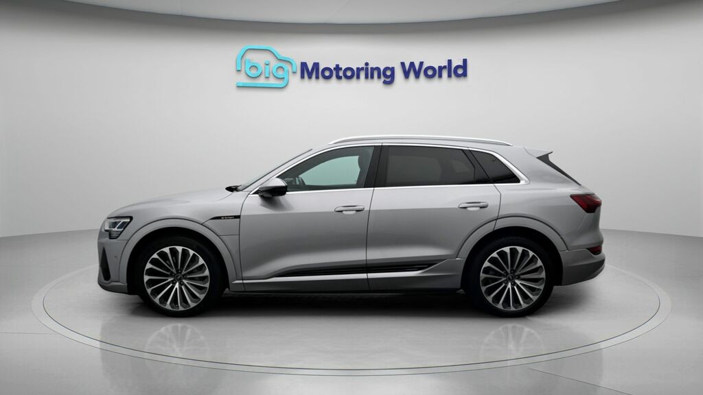 Audi E-Tron S S Line Silver #4