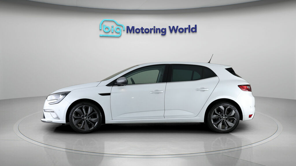 Renault Megane Gt Line White #4
