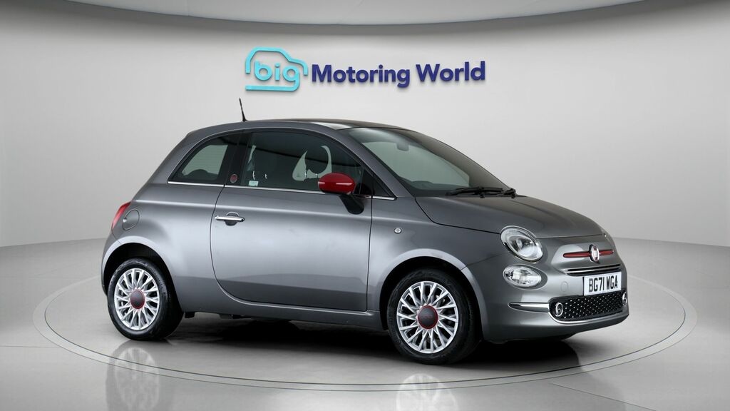 Fiat 500 Red Grey