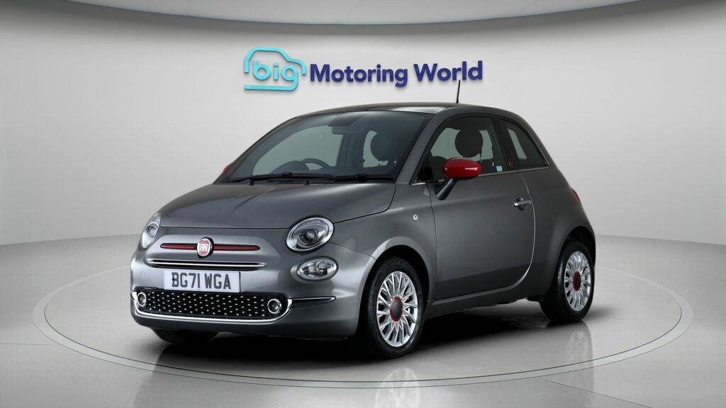 Fiat 500 Red Grey #3