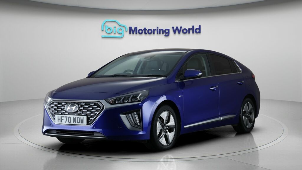 Hyundai Ioniq Premium Se Blue #3
