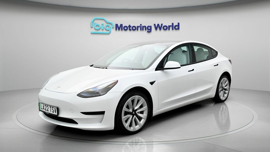Tesla Model 3 3 Model 3 Rwd White #4