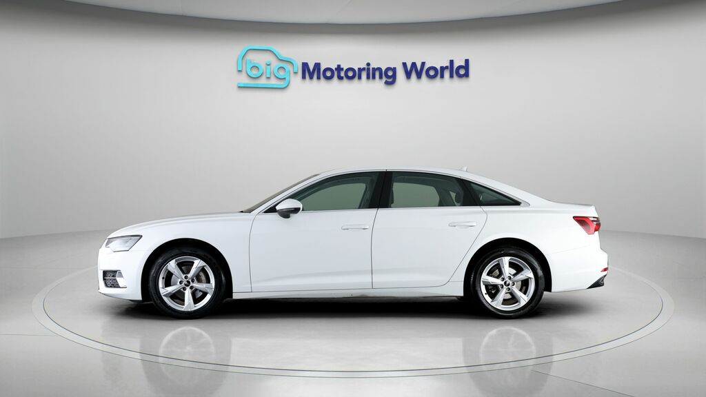 Audi A6 Saloon Sport White #4