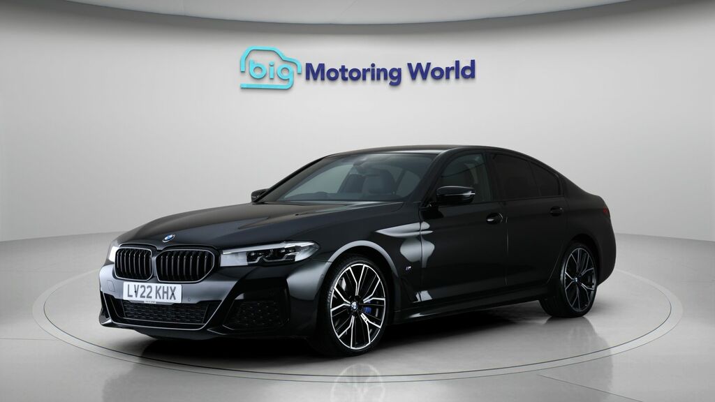 BMW 5 Series M Sport LV22KHX Black #3