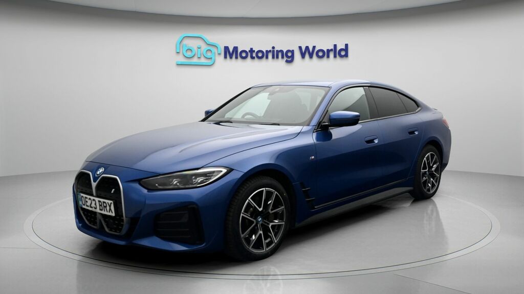 BMW i4 M Sport Blue #3