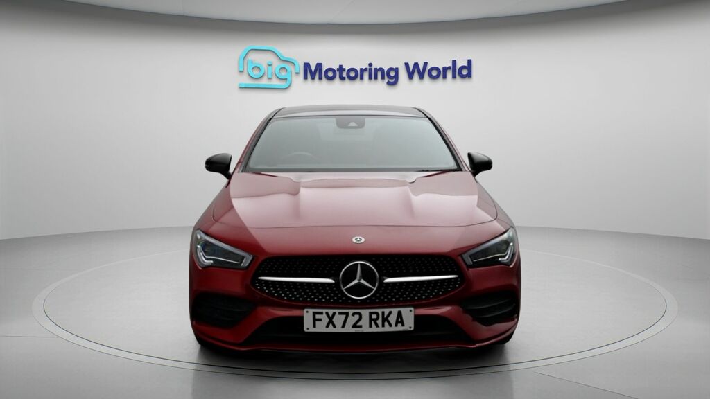 Mercedes-Benz CLA Class Amg Line Night Edition Red #2