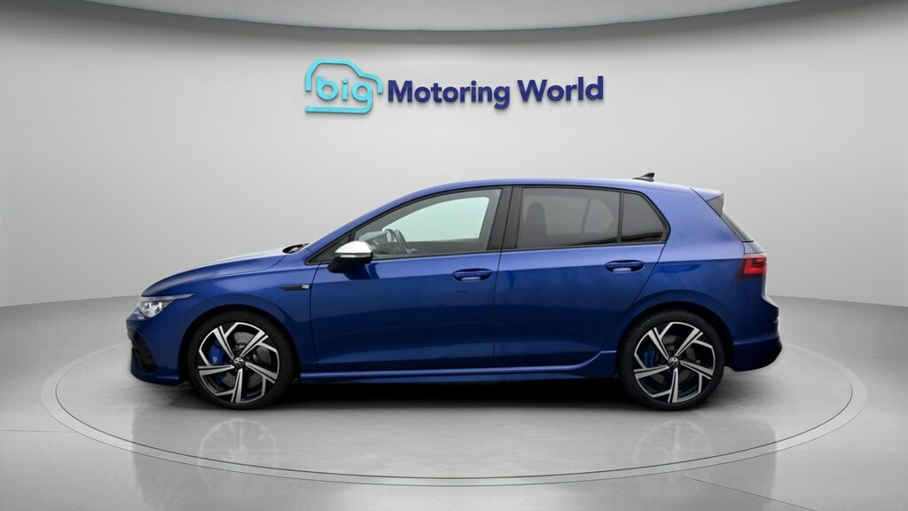 Volkswagen Golf R Blue #4
