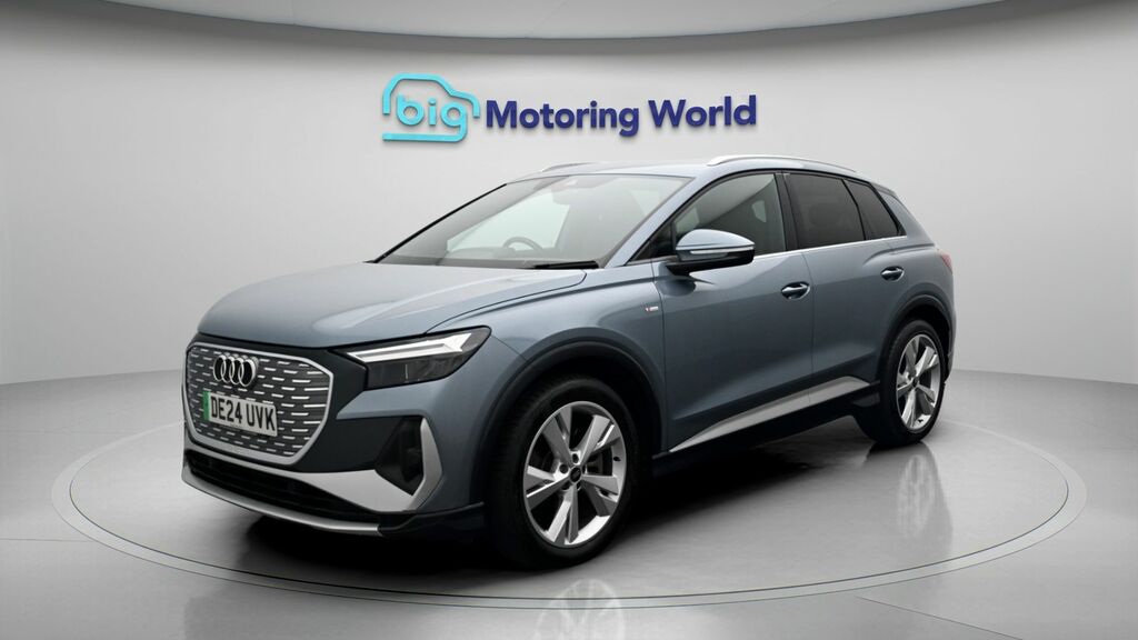 Audi Q4 E Tron S Line Blue #3