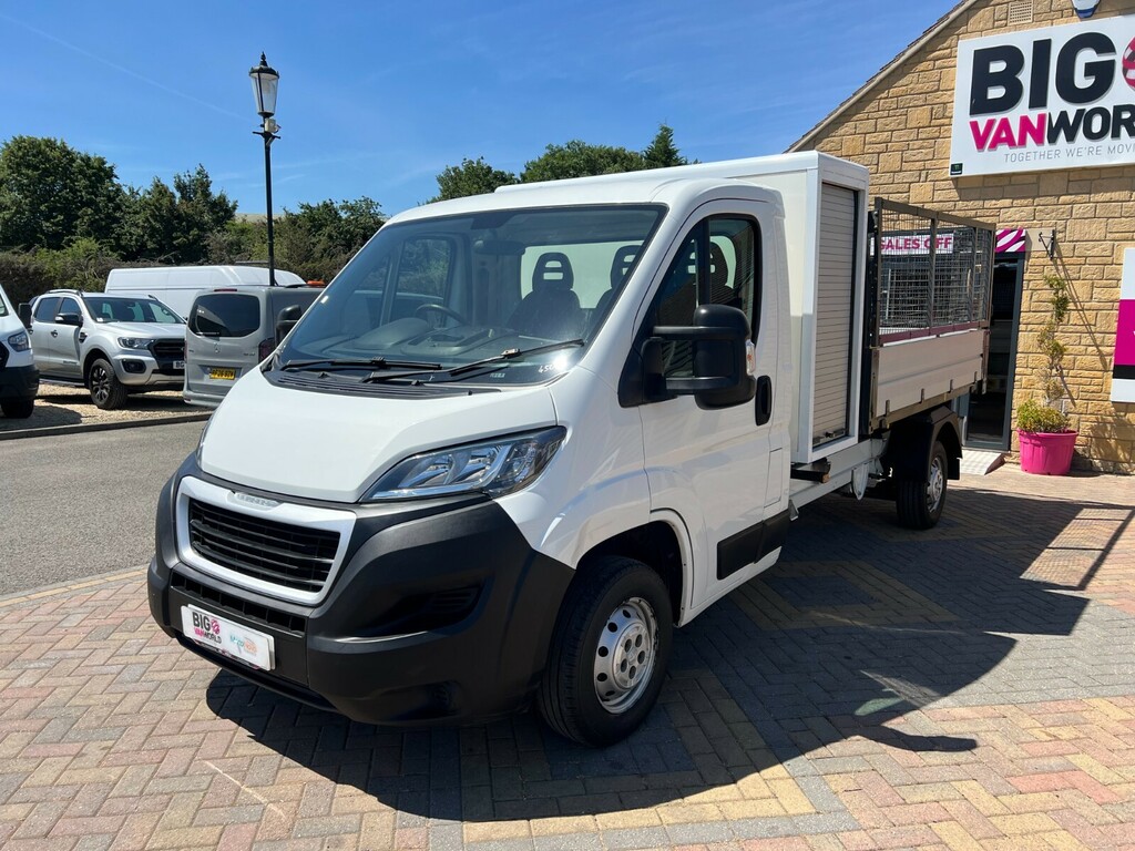 Peugeot Boxer 335 Bluehdi 165 L3 Lwb Single Cab Caged Alloy Tipp MX70HSL White #2