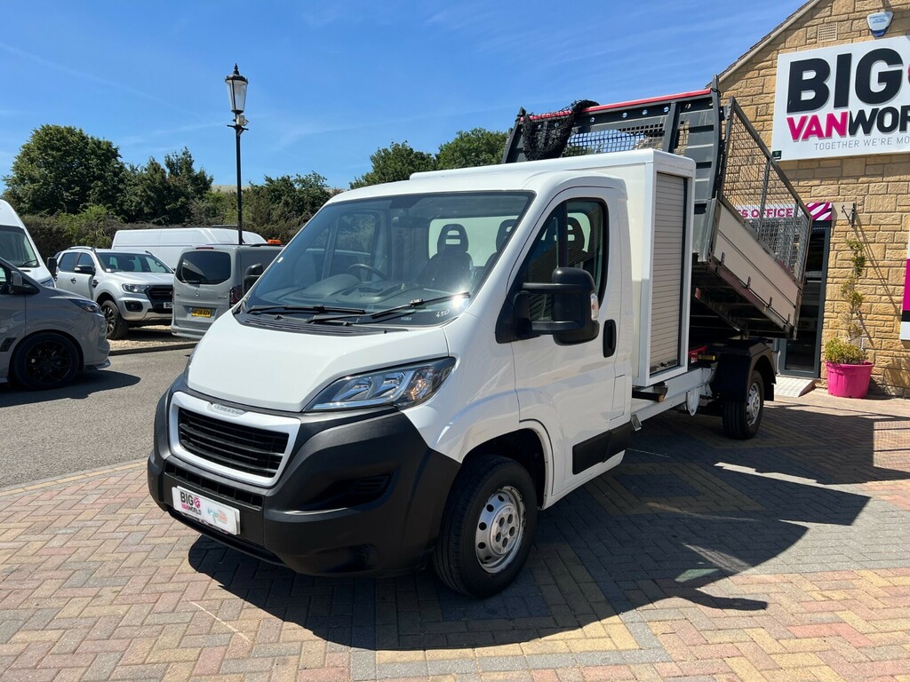Peugeot Boxer 335 Bluehdi 165 L3 Lwb Single Cab Caged Alloy Tipp MX70HSL White #6