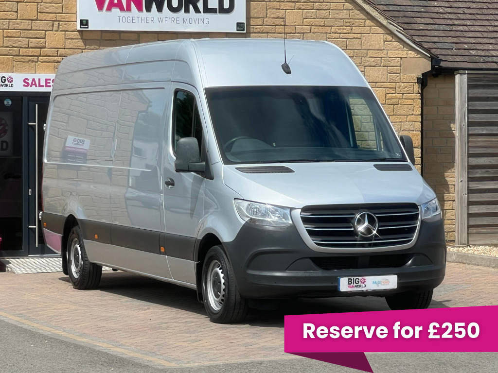Mercedes-Benz Sprinter 316 Cdi 163 L3h2 7G-tronic Plus Lwb High Roof Rwd Silver