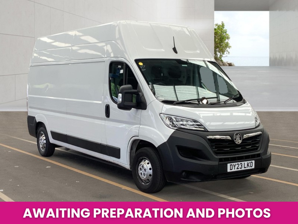 Vauxhall Movano F3500 Turbo D 140 L3h3 Prime Lwb High Roof Fwd White