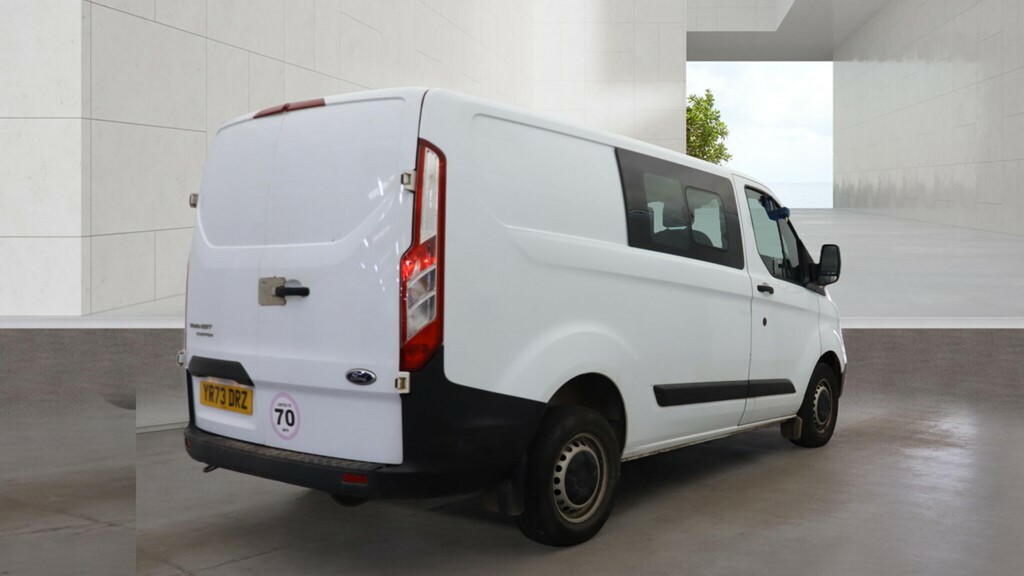 Ford Transit Custom 300 Tdci 105 L1h1 Leader Ecoblue Double Cab 6 Seat YR73DRZ White #3