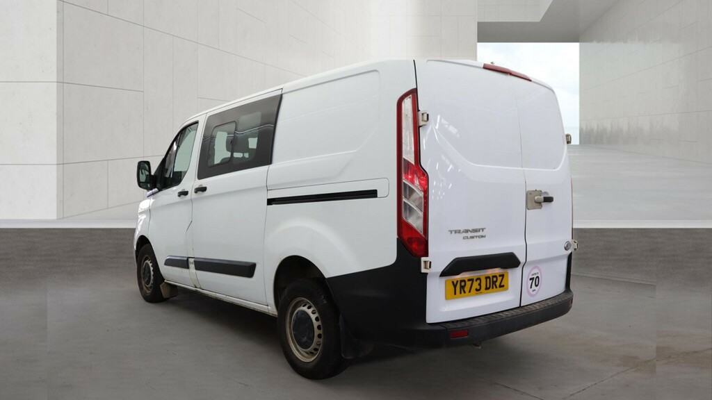 Ford Transit Custom 300 Tdci 105 L1h1 Leader Ecoblue Double Cab 6 Seat YR73DRZ White #4