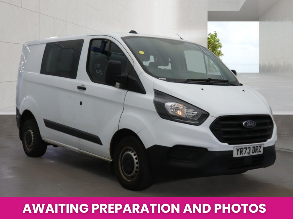 Ford Transit Custom 300 Tdci 105 L1h1 Leader Ecoblue Double Cab 6 Seat White