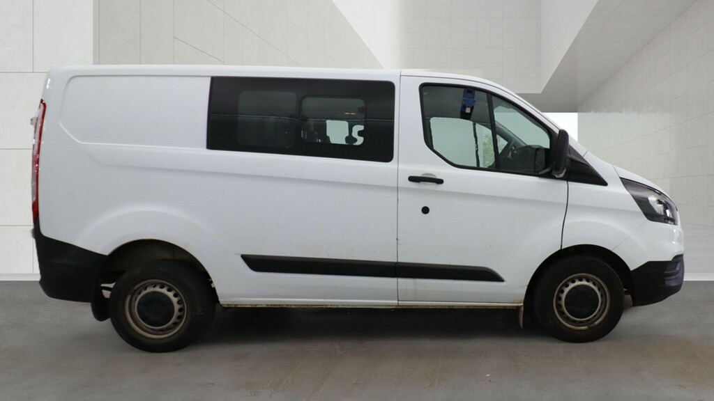 Ford Transit Custom 300 Tdci 105 L1h1 Leader Ecoblue Double Cab 6 Seat YR73DRZ White #2