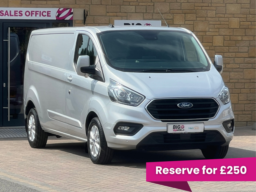 Ford Transit Custom 300 Tdci 130 L2h1 Limited Ecoblue Lwb Low Roof Fwd MT23EEH Silver