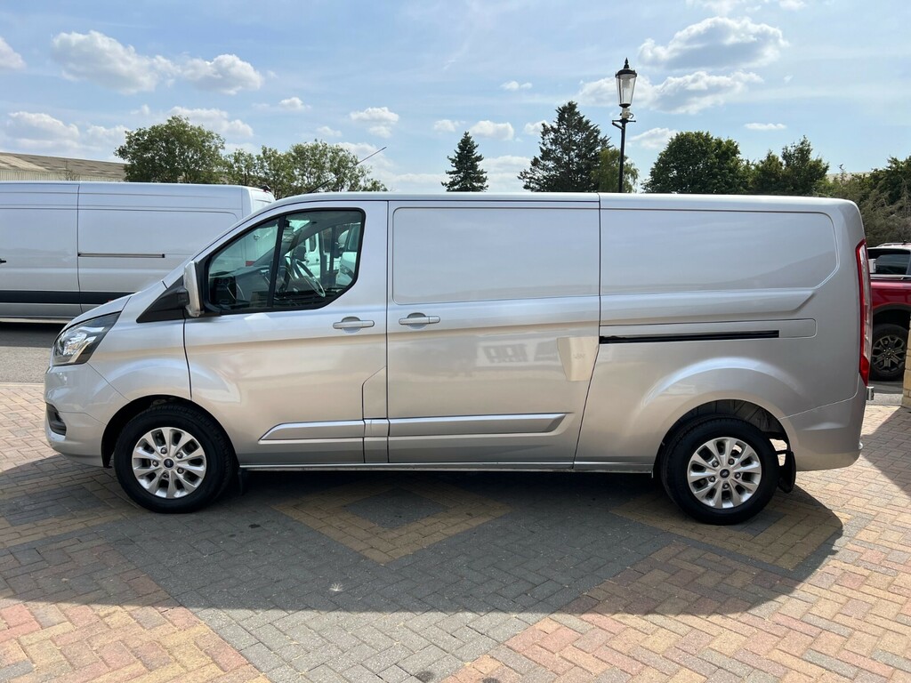 Ford Transit Custom 300 Tdci 130 L2h1 Limited Ecoblue Lwb Low Roof Fwd MT23EEH Silver #6