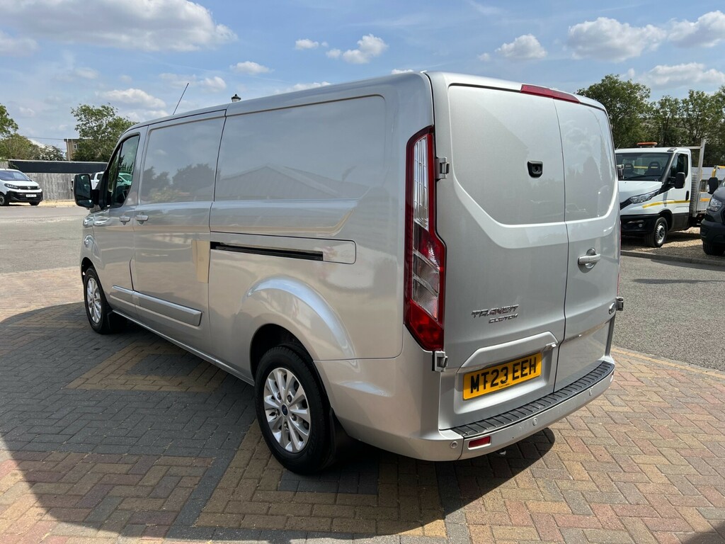 Ford Transit Custom 300 Tdci 130 L2h1 Limited Ecoblue Lwb Low Roof Fwd MT23EEH Silver #5