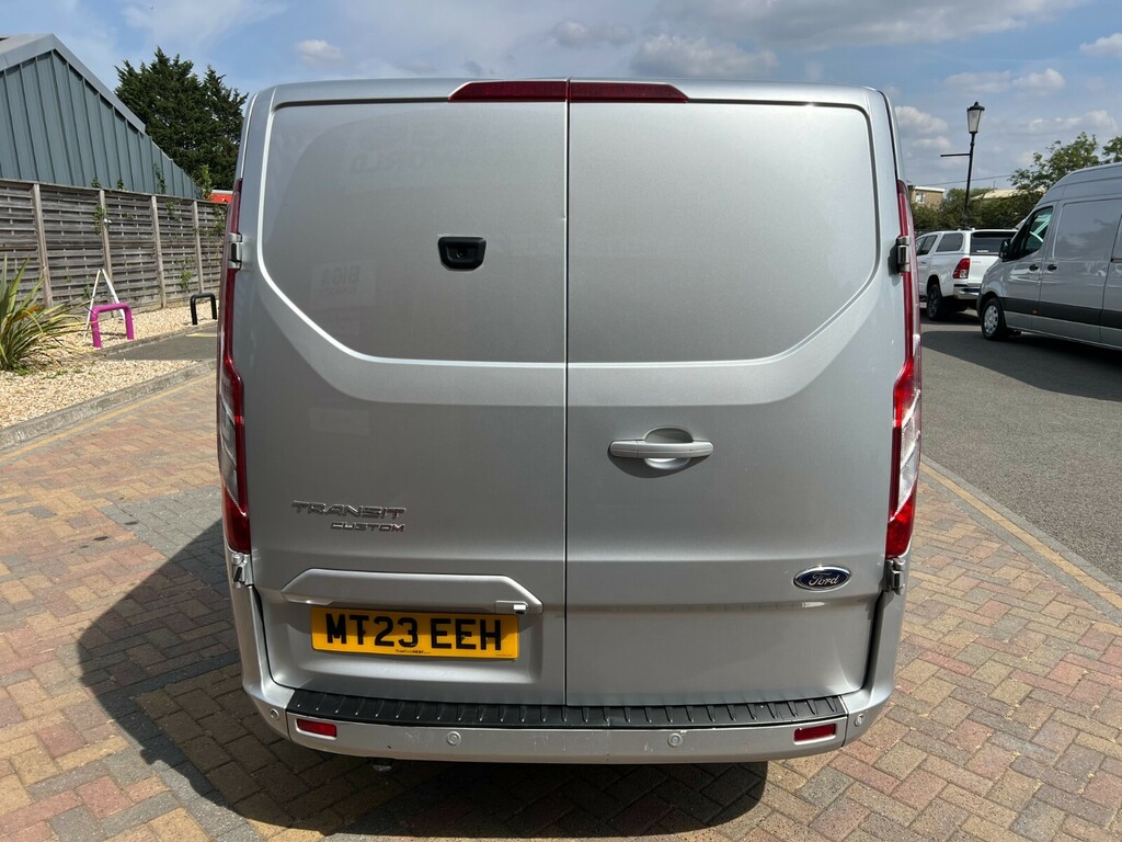 Ford Transit Custom 300 Tdci 130 L2h1 Limited Ecoblue Lwb Low Roof Fwd MT23EEH Silver #4