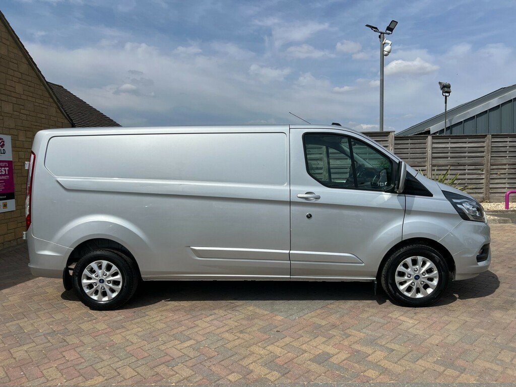 Ford Transit Custom 300 Tdci 130 L2h1 Limited Ecoblue Lwb Low Roof Fwd MT23EEH Silver #2