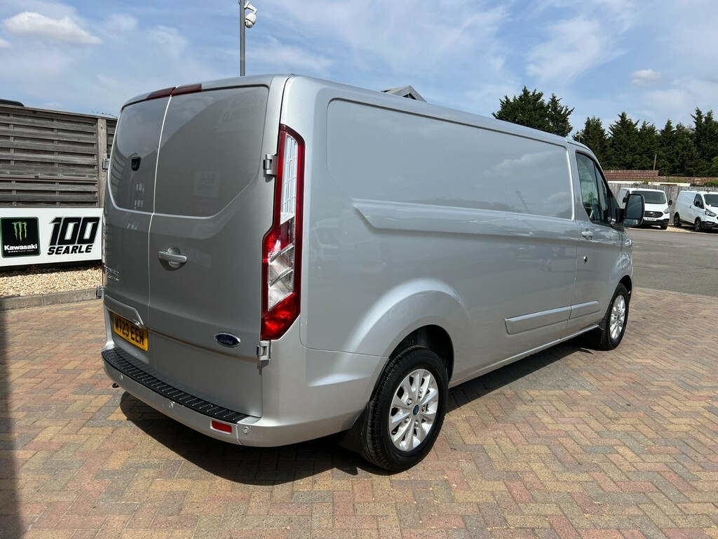 Ford Transit Custom 300 Tdci 130 L2h1 Limited Ecoblue Lwb Low Roof Fwd MT23EEH Silver #3