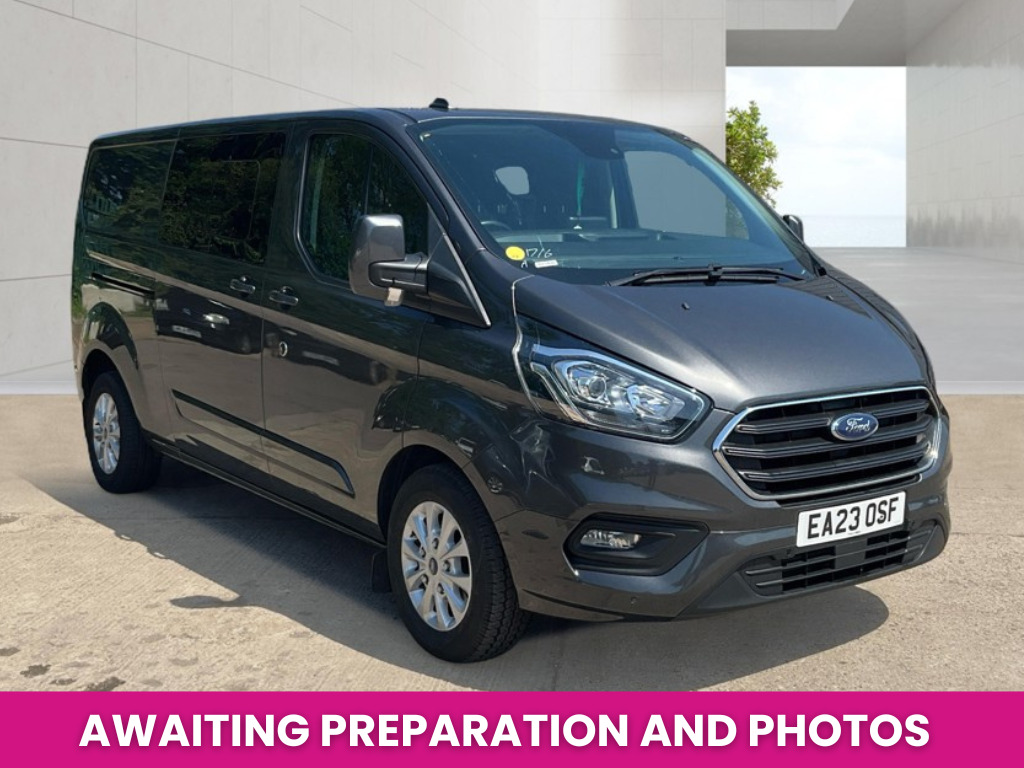 Ford Transit Custom 320 Tdci 130 L2h1 Limited Ecoblue Double Cab 6 Sea Grey