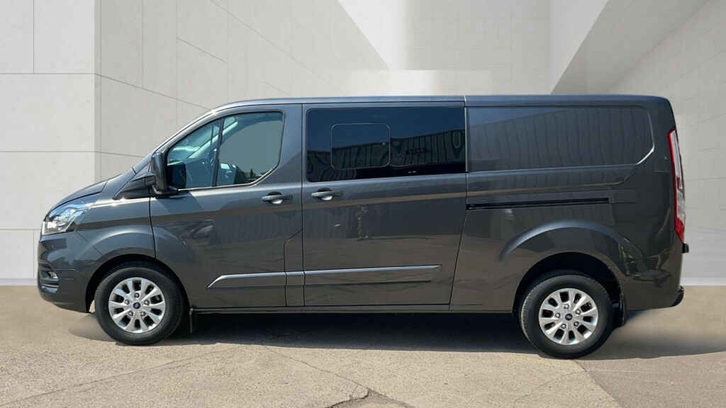 Ford Transit Custom 320 Tdci 130 L2h1 Limited Ecoblue Double Cab 6 Sea EA23OSF Grey #5