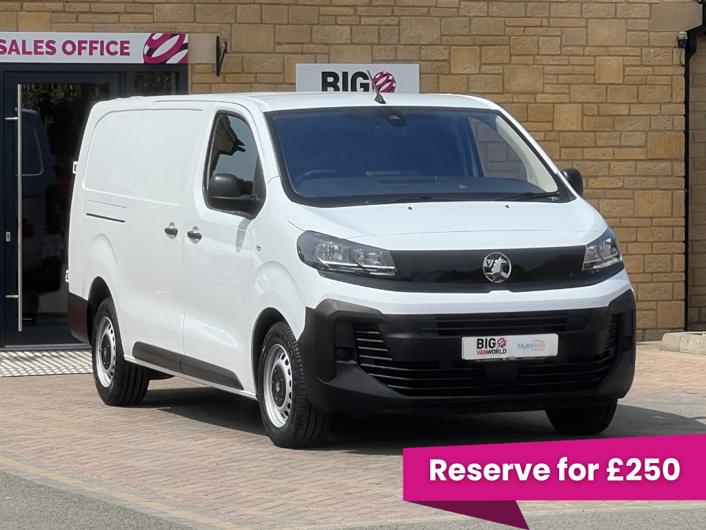 Vauxhall Vivaro F3100 Turo D 145 XL Prime Lwb Low Roof 23322 DS24LGJ White