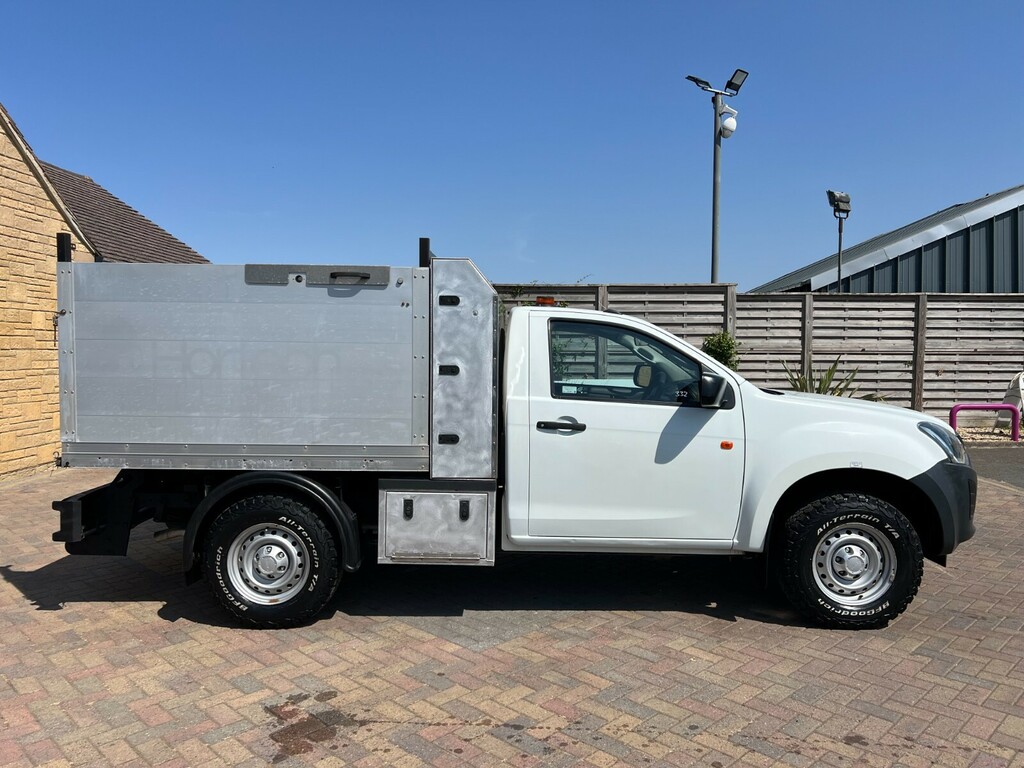 Isuzu D-Max Td 163 4Wd Single Cab Alloy Arborist Tipper 23327 KX20BFV White #2