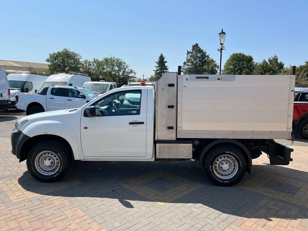 Isuzu D-Max Td 163 4Wd Single Cab Alloy Arborist Tipper 23327 KX20BFV White #5