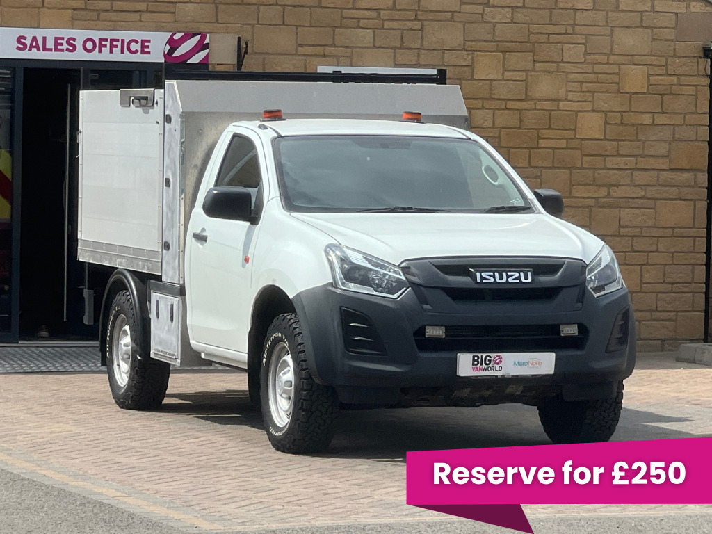 Isuzu D-Max Td 163 4Wd Single Cab Alloy Arborist Tipper 23327 KX20BFV White