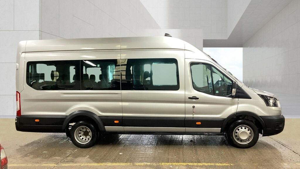 Ford Transit Custom 460 Tdci 165 L4h3 Leader Ecoblue 17 Seat Bus High Silver