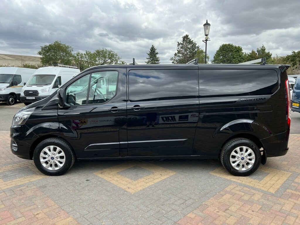 Ford Transit Custom 300 Tdci 170 L2h1 Limited Ecoblue Lwb Low Roof Fwd WF22EGK Black #6