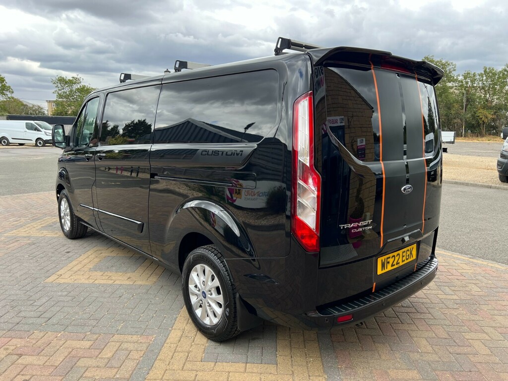 Ford Transit Custom 300 Tdci 170 L2h1 Limited Ecoblue Lwb Low Roof Fwd WF22EGK Black #5